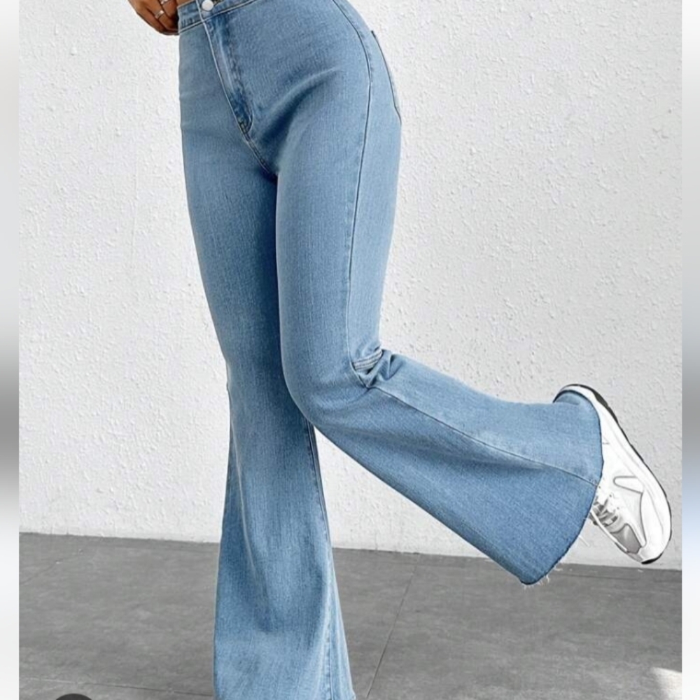 SHEIN Wide Leg Denim Jeans Sz 8/29